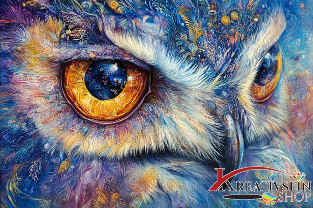 Gesicht der Eule - 5D DIY Diamond Painting - Kreativsein.shop