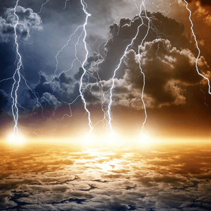 Gewitter über dem Meer - 5D DIY Diamond Painting - Kreativsein.shop