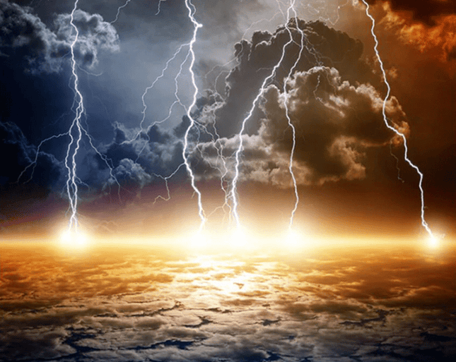 Gewitter über dem Meer - 5D DIY Diamond Painting - Kreativsein.shop