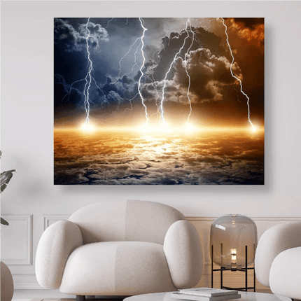 Gewitter über dem Meer - 5D DIY Diamond Painting - Kreativsein.shop