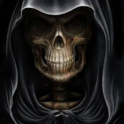 Ghost mit schwarzem Mantel - 5D DIY Diamond Painting - Kreativsein.shop