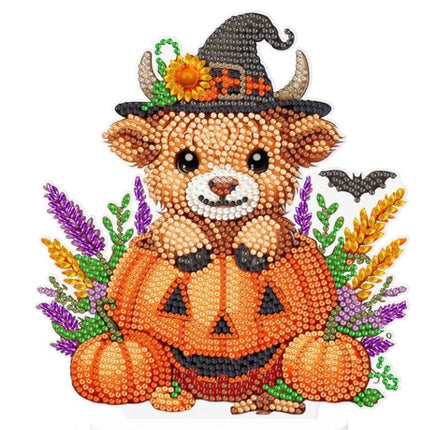Helloween Kürbis Aufsteller - Diamond Painting - Kreativsein.shop