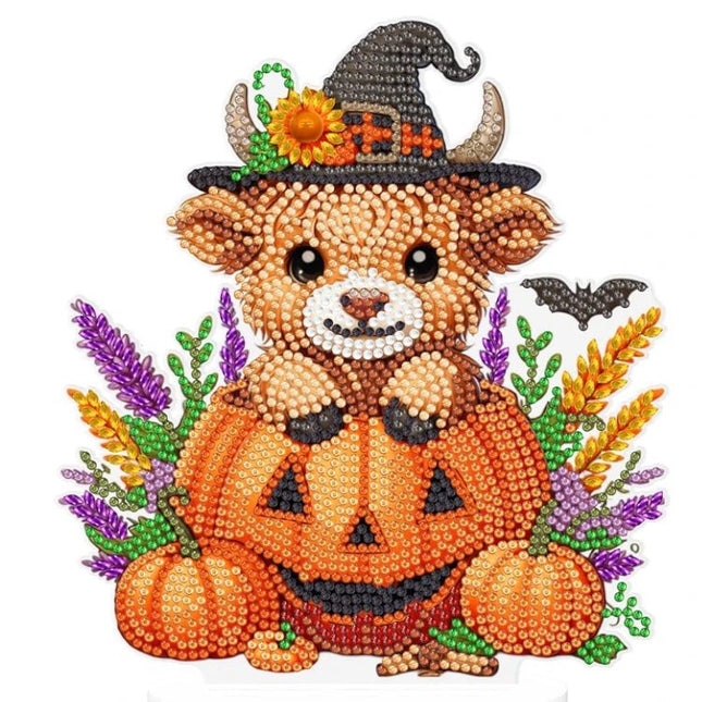 Helloween Kürbis Aufsteller - Diamond Painting - Kreativsein.shop