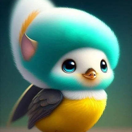 Hippu das kleine Hörnchen - 5D DIY Strass Stein Diamond Painting - Kreativsein.shop