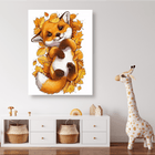 Kleiner Fuchs im Herbstlaub - 5D DIY Diamond Painting - Kreativsein.shop
