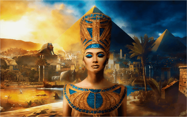 Kleopatra Pharao Ägypten - 5D DIY Diamond Painting - Kreativsein.shop