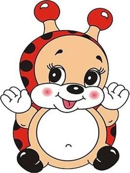 Lachender Marienkäfer - Malen nach Zahlen - Kreativsein.shop