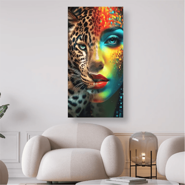 Leopardenfrau - 5D DIY Diamond Painting - Kreativsein.shop