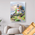 Leuchtturm am Meer - Voll AB 5D DIY Diamond Painting - Kreativsein.shop