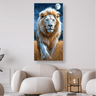 Löwe im Vollmond - 5D DIY Diamond Painting - Kreativsein.shop