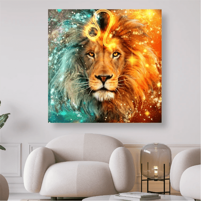 Löwe Sternzeichen - 5D DIY Diamond Painting - Kreativsein.shop