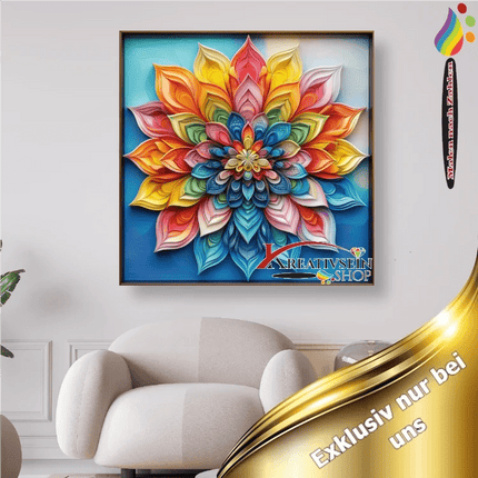 Mandala 1 - Malen nach Zahlen - Kreativsein.shop