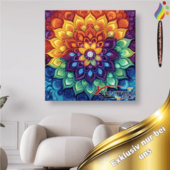 Mandala 5 - Malen nach Zahlen - Kreativsein.shop