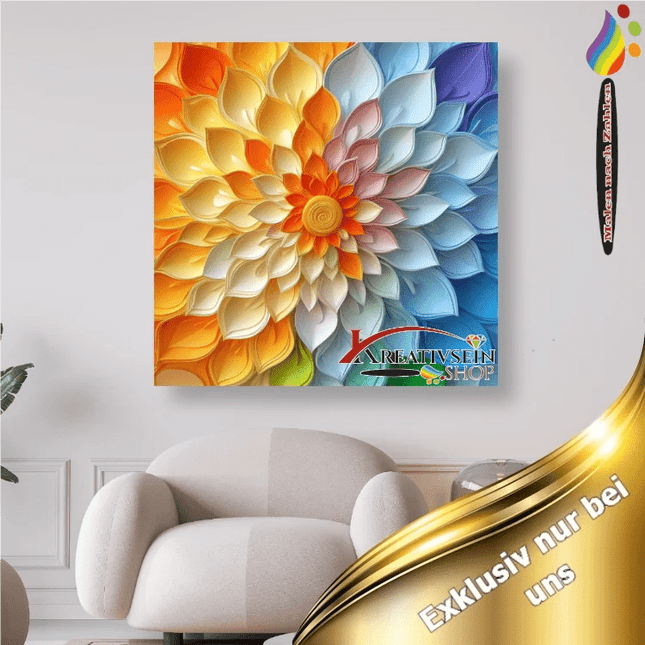 Mandala 7 - Malen nach Zahlen - Kreativsein.shop