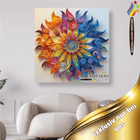 Mandala 9 - Malen nach Zahlen - Kreativsein.shop