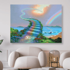 Regenbogentreppe in den Himmel - 5D DIY Diamond Painting