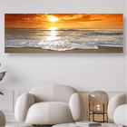 Roter Himmel und das Meer - 5D DIY Diamond Painting - Kreativsein.shop