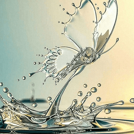 Schmetterling aus Wasser - 5D DIY Diamond Painting - Kreativsein.shop