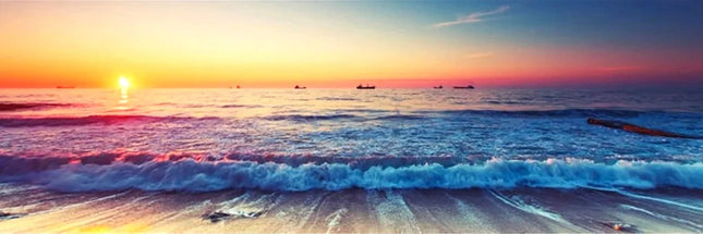 Sonnenuntergang am Meer - 5D DIY Diamond Painting - Kreativsein.shop