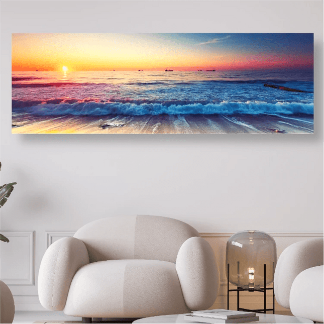 Sonnenuntergang am Meer - 5D DIY Diamond Painting - Kreativsein.shop