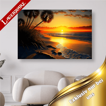 Sonnenuntergang am Meer LA - 5D DIY Diamond Painting - Kreativsein.shop