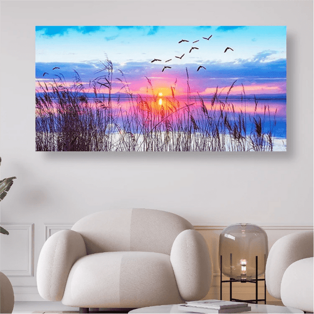 Sonnenuntergang am See - 5D DIY Diamond Painting - Kreativsein.shop