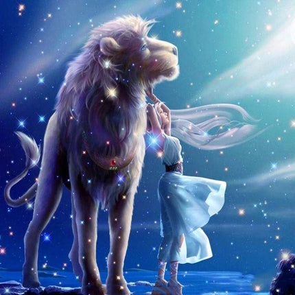 Sternzeichen Löwe - 5D DIY Diamond Painting - Kreativsein.shop