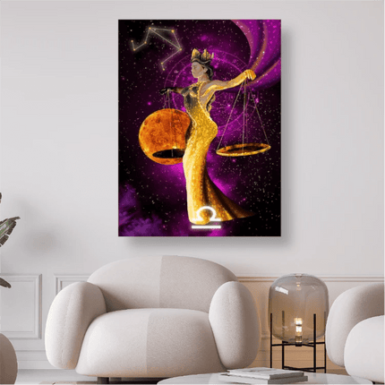 Sternzeichen Waage - 5D DIY Diamond Painting - Kreativsein.shop