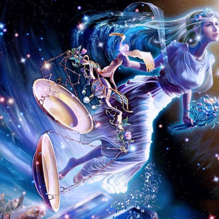 Sternzeichen Waage - 5D DIY Diamond Painting - Kreativsein.shop