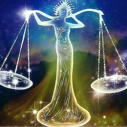 Sternzeichen Waage - 5D DIY Diamond Painting - Kreativsein.shop