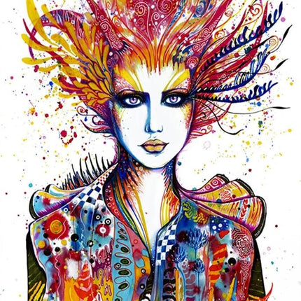 Teufelin Abstrakt - Voll AB 5D DIY Diamond Painting - Kreativsein.shop