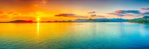 Traumhafter Sonnenuntergang am See - 5D DIY Diamond Painting - Kreativsein.shop