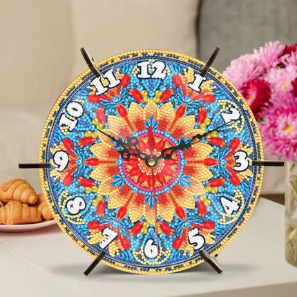 Uhr Mandala 1 - Diamond Painting - Kreativsein.shop
