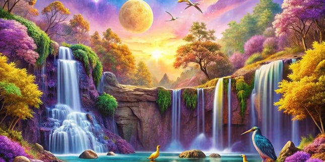 Wasserfälle - 5D DIY Diamond Painting - Kreativsein.shop