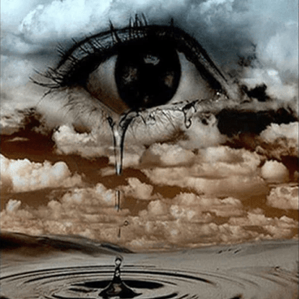 Weinendes Auge - 5D DIY Diamond Painting - Kreativsein.shop