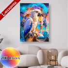 Weisser Kakadu 200 Farben LA - 5D DIY Diamond Painting - Kreativsein.shop