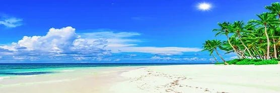 Weisser Sand, Meer & Palmen - 5D DIY Diamond Painting - Kreativsein.shop