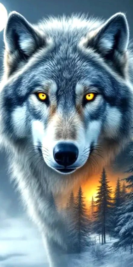 Wolf - 5D DIY Diamond Painting - Kreativsein.shop