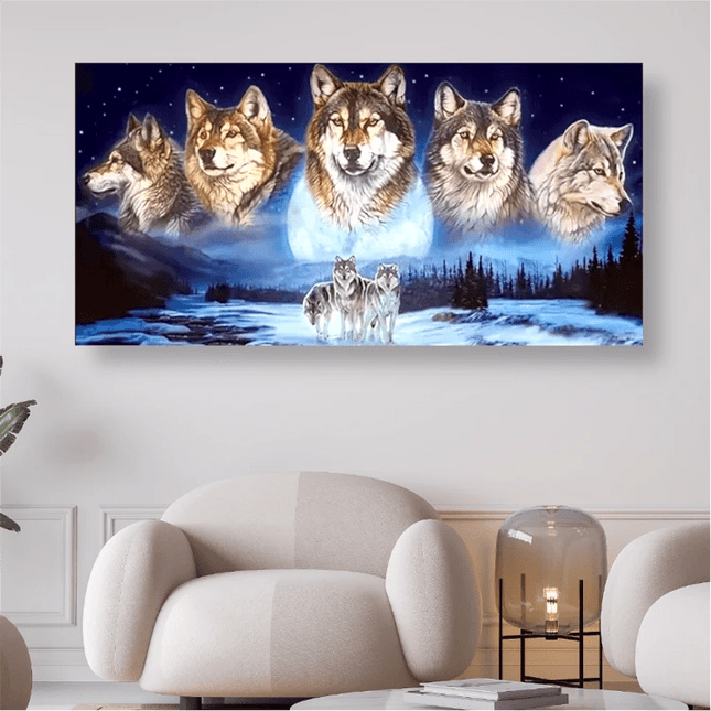 Wölfe - 5D DIY Diamond Painting - Kreativsein.shop