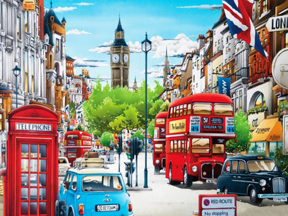 Londen mit der Big Ben - Voll AB Diamond Painting Kreativ sein Shop