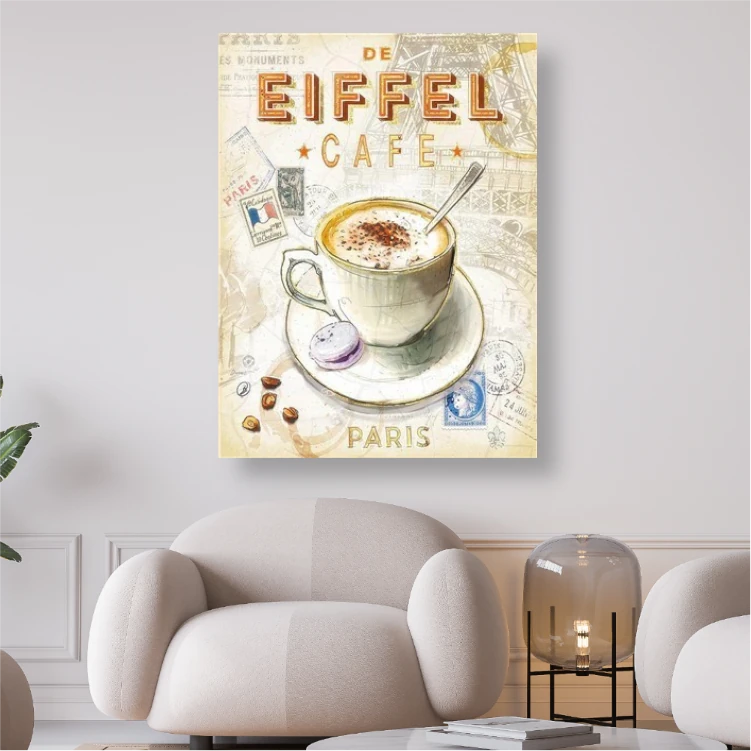 De Eiffel Cafe - Diamond Painting