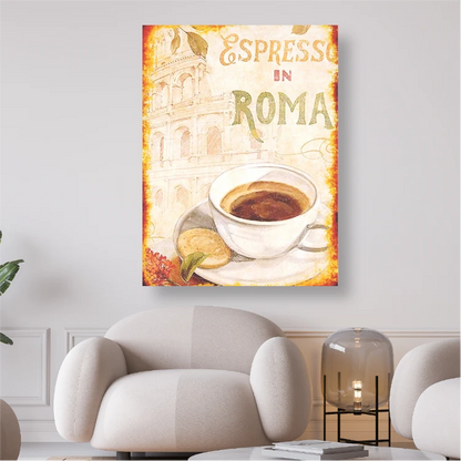 Espresso in Roma - Diamond Painting