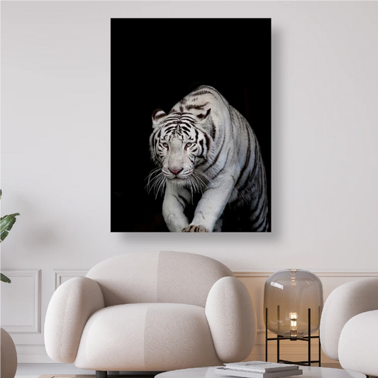 Fast weisser Tiger - Diamond Painting Kreativsein.Shop