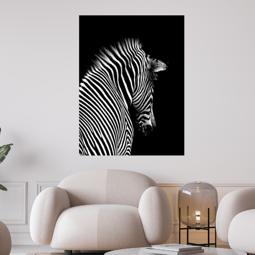 Zebra schwarz weiss | Diamond Painting - Kreativsein.shop