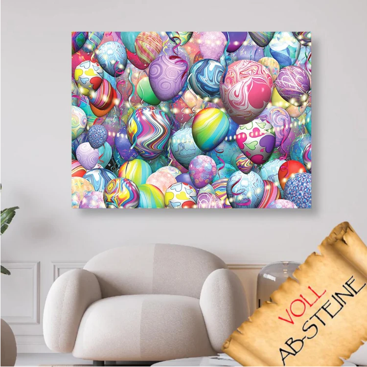 Luftballons - Voll AB Diamond Painting Kreativsein.shop